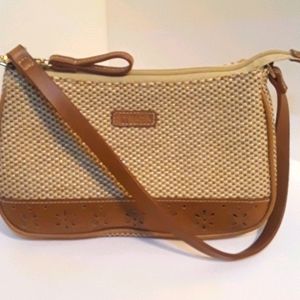 Strada woven handbag